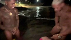 We All Fuck The Slut Hard On Copacabana Beach!