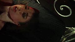 Sniffing feet in extreme bondage with young tourists