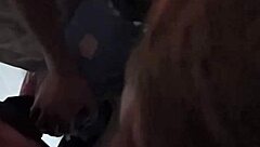 STEPBROTHER, LET ME SUCK YOUR COCK IN LINGERIE BEDROOM MASSAGE!