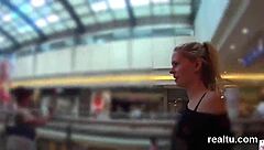 Exceptional Czech chick tempted at the mall, gets screwed hard in POV.