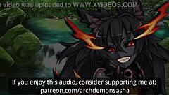 I submit to the Hellhound girl's domination in this intense R-18 ASMR.