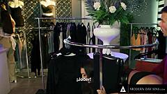 Wow, Bella Rolland sneaks sex with Lexi Luna’s BFF! Sneaky vendor bangs hard in titty action!