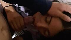 Amateur girl gives a delicious blowjob in homemade video