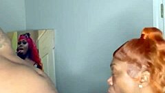 Ebony beauties ride monster cocks in doggystyle creampie compilation