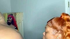 Ebony beauties ride monster cocks in doggystyle creampie compilation