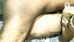 Horny Desi mom's friend takes monster cock in ass with hardcore handjob 😈