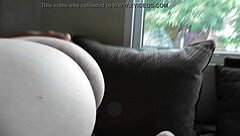 licking mature woman's hairy ass