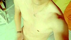 Skinny USA Amateur Solo Masturbation With New Hat