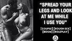 He takes charge of his girlfriend during a forest adventure in a bdsm roleplay asmr experience.