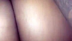 The Young Ebony Teen Enjoys Hair Pulling During Wet Ass Fucking with Big Black Cock