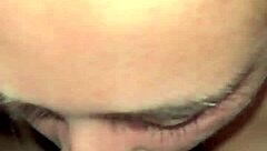 blowing bubbles while throat fucking her