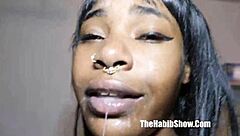 Redzilla stretches newbie in wild gangbang!