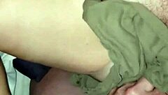 Female officer takes advantage of teen 18+ shoplifter in garage threesome