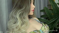 blonde yjl sex doll with big tits and sexy pussy gets fucked passionately