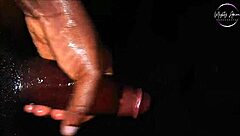 Horny guy moans loudly during intense BBC orgasm, pumping out extreme cum load