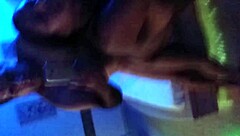 Wife plays with new anal toy