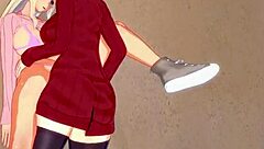 hikage and yomi intense futanari sex - senran kagura hentai