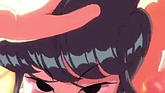 Komi San's Tempting Blowjob With Big Tits And Monster Cock