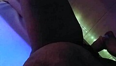 Wife plays with new anal toy