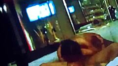 my cousin's ex-wife sucks my dick and licks my balls in the motel