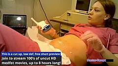 dr tampa explores ultrasound play in a behind-the-scenes session with nova maverick