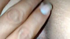 On all fours, she shows off her big ass, vagina, and master in this wedding vid.