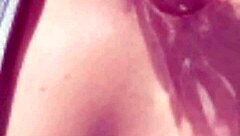 mature woman strolling on the beach