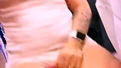 Casual Wife Shows Off at Wedding