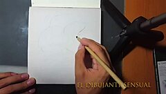 Sensual fingers gently explore the skin in a tender touch