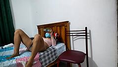 Intense Roleplay: Stepson Shares Video Of Curvy Latina Body Naked