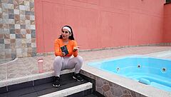 a colombian girl goes jogging and ends up getting fucked by her trainer