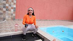 a colombian girl goes jogging and ends up getting fucked by her trainer