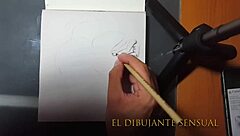 Sensual fingers gently explore the skin in a tender touch