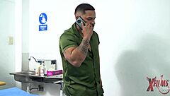 The fake masseur brought intense orgasms to the plump client with her huge ass and big natural tits during the quick session.