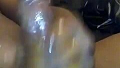 Big black dick pounds homemade ass shaking in public pool, screaming uncensored cum