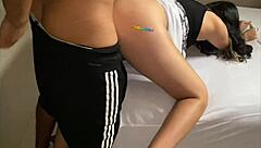 Colombian Latina Babe's First Time Homemade Fuck Without Condom