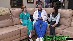 behind the scenes at florida clinic doctor tampa treats patient with nurse using cum extraction roleplay