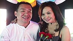 asian carnations introduction with couple and petite milf