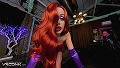 Jessica Rabbit sucks your cock and gets fucked hard in VR cosplay parody.
