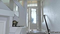 i double booked the house and it led to a wild foursome with my girlfriend and friends