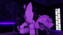 Come on, furry girlfriend, let's pound that big ass in hard doggystyle Roblox action!