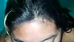 Mexican woman performs oral in the pool without fear of neighbors.