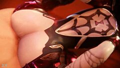 is widowmaker taking a huge anal creampie deep inside?