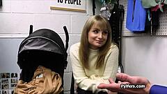 I Feel So Excited Stealing That Big Dick Dildo From The Hottie In The Back Office For Hardcore Fun