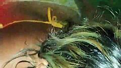 Mexican woman performs oral in the pool without fear of neighbors.