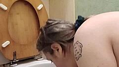 why does this natural tits slave humiliate herself outdoors in doggystyle bondage orgasm?