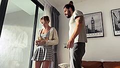 her blonde ass begged for a hard spanking