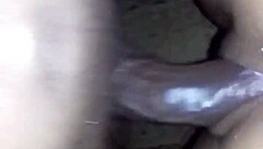 Girlfriend creamy pussy with big black cock