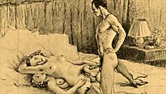 Yo, this vintage erotic art is straight fire, check it!