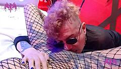 Bold latina goth goes hairless in juicy cowgirl blowjob and licking after club fetish sex